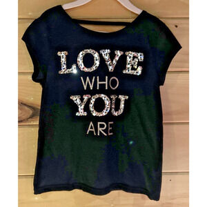 Children’s Place Girls Sleeveless Love Who You Are Shirt Size 7/8